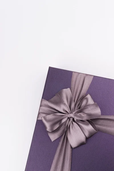 Gift box with nice ribbon — Stock Photo, Image