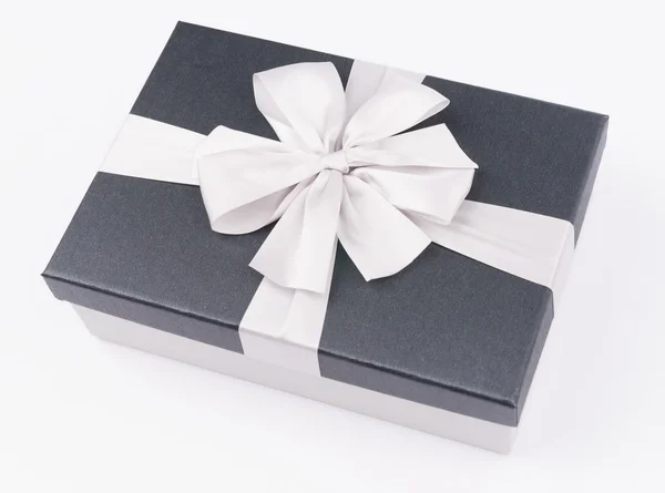 Gift box with nice ribbon — Stock Photo, Image