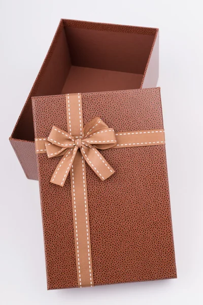 Gift box with nice ribbon — Stock Photo, Image