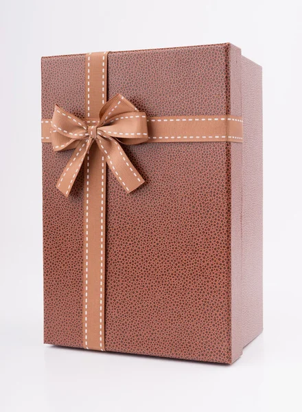 Gift box with nice ribbon — Stock Photo, Image