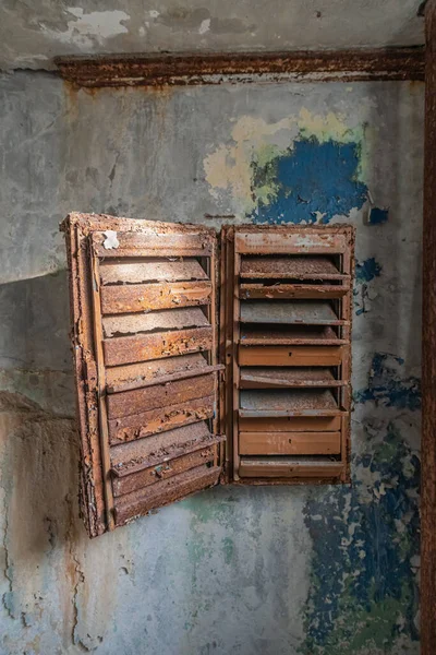 Rusty Abandoned Mailbox Abandoned House Chernobyl Exclusion Zone Chernobyl Ukraine — Stock Photo, Image