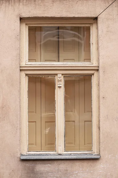 Old Pastel Wooden Window 19Th Century House — ストック写真