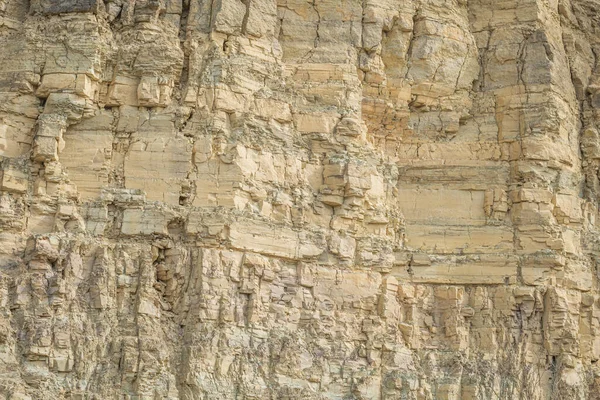 Calcare Siluriano Tagliato Una Roccia Una Cava — Foto Stock