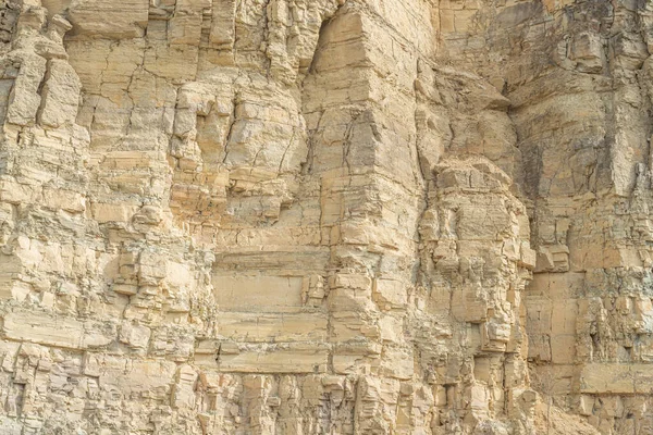 Calcare Siluriano Tagliato Una Roccia Una Cava — Foto Stock