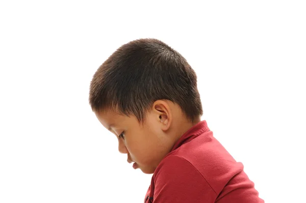 Üzgün Asyalı çocuk — Stok fotoğraf