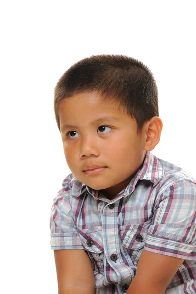 Asian Boy Staring — Stock Photo, Image