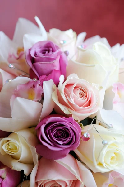 Menyasszony bouquet közelről — Stock Fotó
