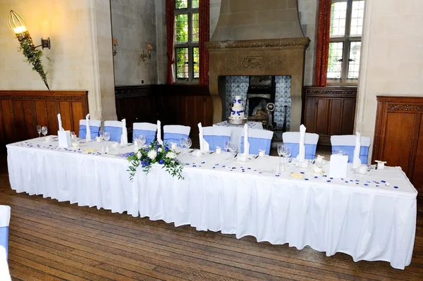 Mesa superior en la recepción de la boda — Foto de Stock