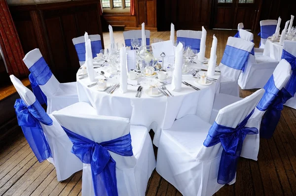 Table at wedding reception — Stock Photo, Image