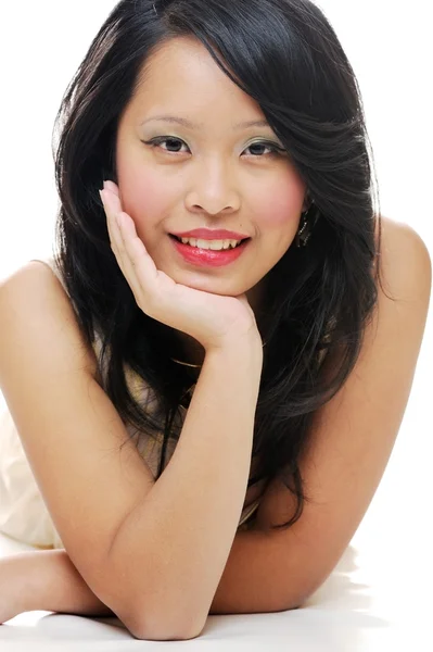 Sorridente donna asiatica — Foto Stock