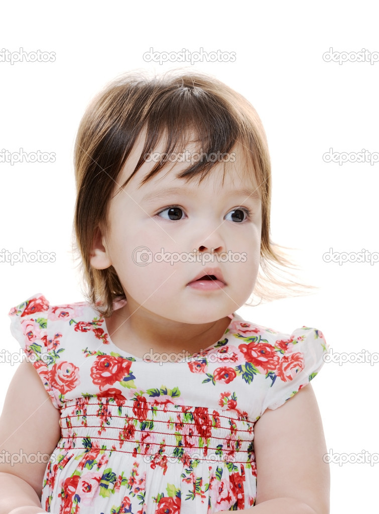 Portrait of baby girl