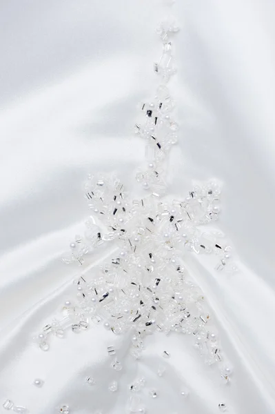 Bruiden jurk decoratie — Stockfoto