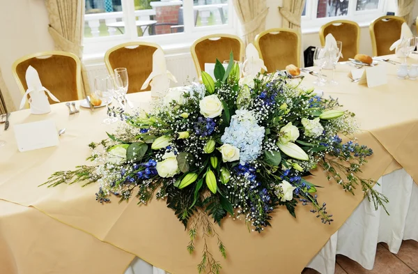 Boda recepción flores — Foto de Stock