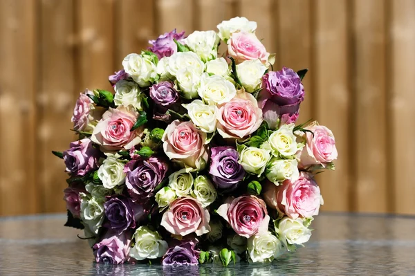 Brides colorful bouquet — Stock Photo, Image
