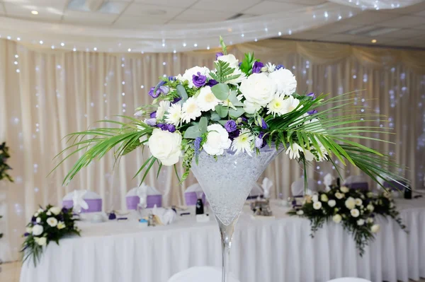 Wedding reception centrepiece — Stock Photo, Image