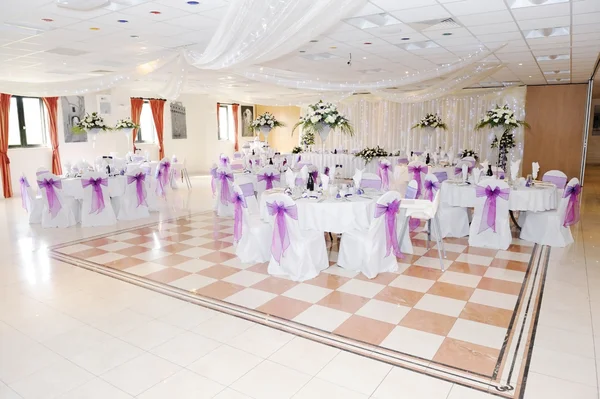 Wedding reception setting — Stock Photo, Image
