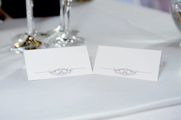 Wedding reception card — Stock Photo, Image