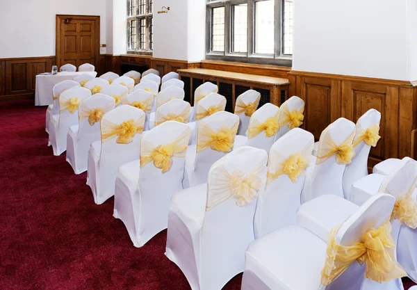 Wedding ceremony chairs — Stock Photo, Image