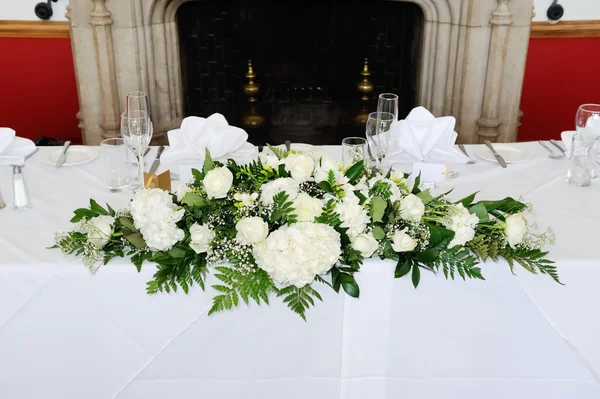 Wedding reception flowers — Stock Photo, Image