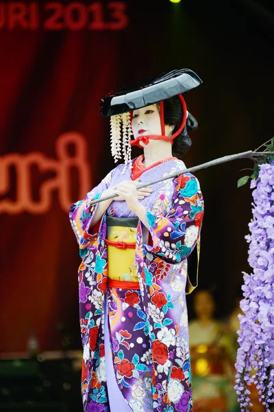 Geisha mujer — Foto de Stock