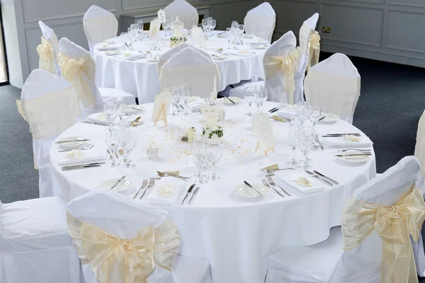 Wedding reception decoration — Stock Photo, Image