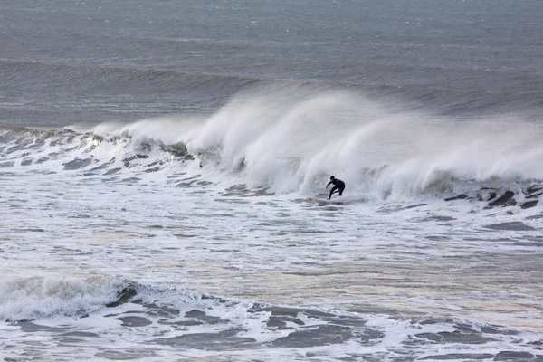 겨울 surfering — 스톡 사진