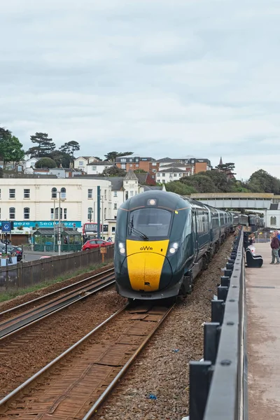 Dawlish Ngiltere Mayıs 2022 Şehirlerarası Bir Western Demiryolu Yolcu Treni — Stok fotoğraf