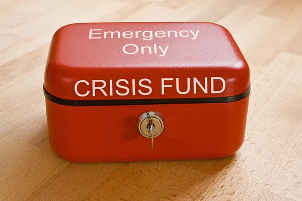 Krisenfonds Stockbild