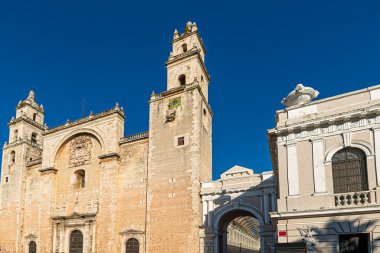 San Ildefonso Katedrali, Merida şehir merkezinde, Yucatan, Meksika