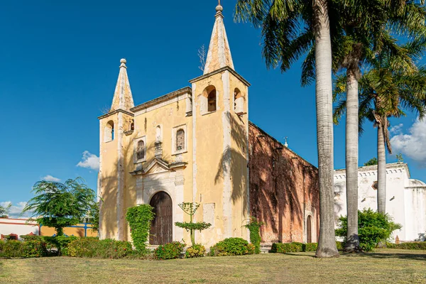 Antica Chiesa Situata Nel Quartiere Santa Ana Yucatan Merida Messico — Foto Stock