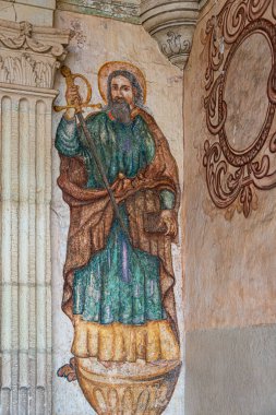 Santo Domingo Tapınağı 'nın iç manzarası, Oaxaca, Meksika