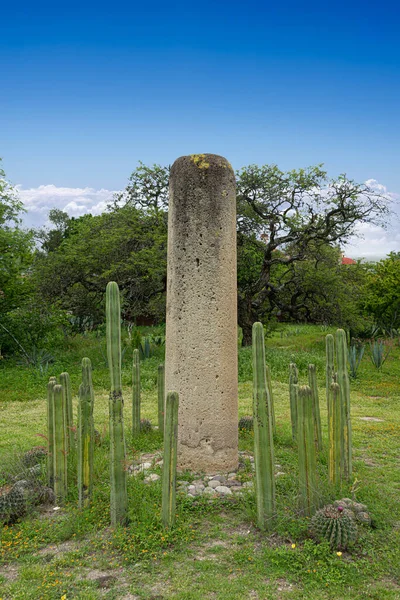 Mitla Cidade Dos Mortos Sítio Arqueológico Oaxaca México — Fotografia de Stock