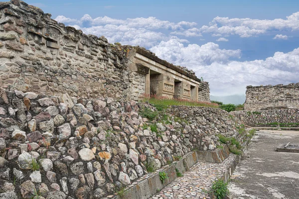 メキシコのオアハカにあるミトラまたは死者の都市 考古学的遺跡 — ストック写真