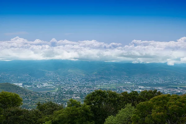Вид Воздуха Город Оахака Монте Альбан — стоковое фото