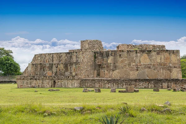 Osservatorio Monte Alban Sito Archeologico Oaxaca Messico — Foto Stock