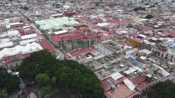 Świątynia Kompanii Jezusa Oaxaca Meksyk — Wideo stockowe