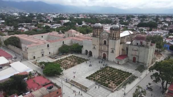 Temple Santo Domingo Oaxaca Mexico — Stock Video