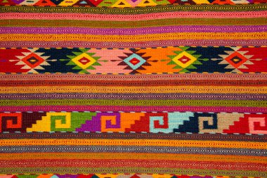 Meksika, Oaxaca zanaatkarları tarafından üretilen tekstil.