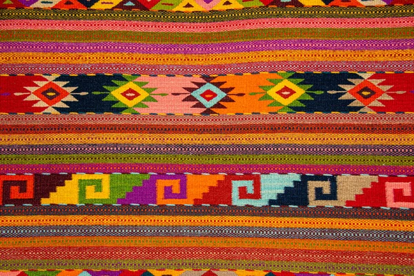 Tessuto Realizzato Artigiani Oaxaca Messico — Foto Stock