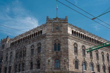 Meksiko 'daki Posta Sarayı' nın antik binası