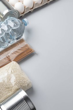 Yoksullar için market stok gıda desteği zor bir durumda arka plan kopyalama alanı