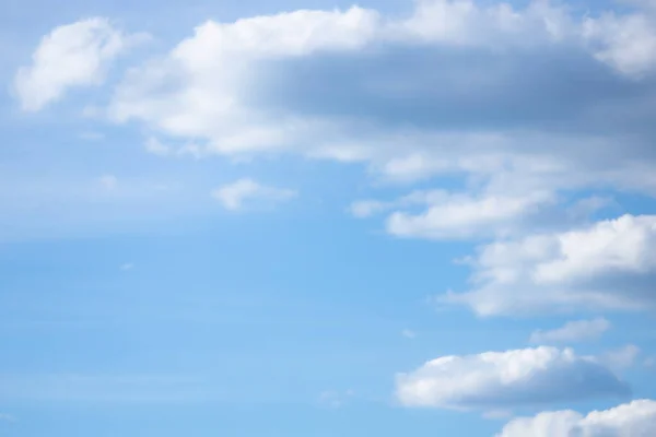 Ciel Bleu Ciel Est Dans Les Nuages Couleurs Délicates Nature — Photo