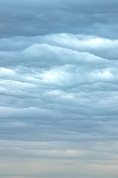 Uno Schema Celeste Colori Tenui Del Cielo Nuvoloso Freddo Caldo — Foto Stock