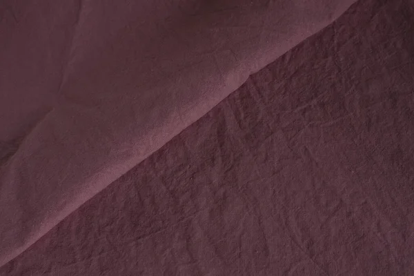 Textured Fabric Color Dusty Rose Fabric Background Crumpled Bed Cotton — Foto de Stock