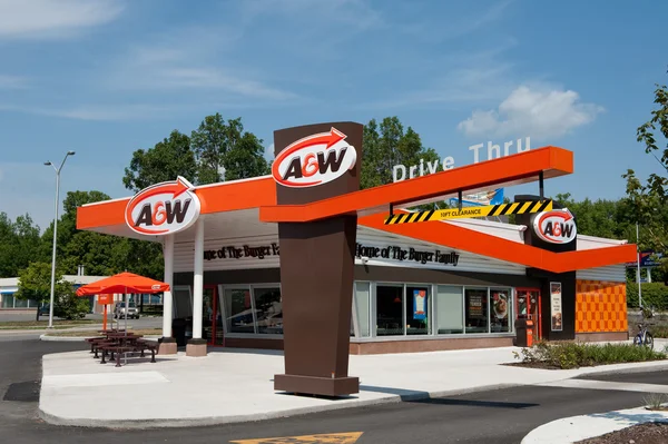 Restaurante A & W en estilo retro —  Fotos de Stock