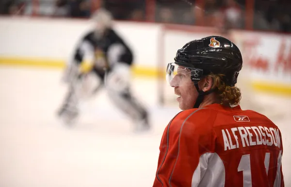 Daniel Alfredsson of the Ottawa Senators — Stock Photo, Image