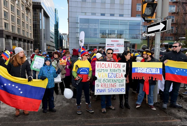 SOS Venezuela rally in Ottawa — Stock Photo, Image