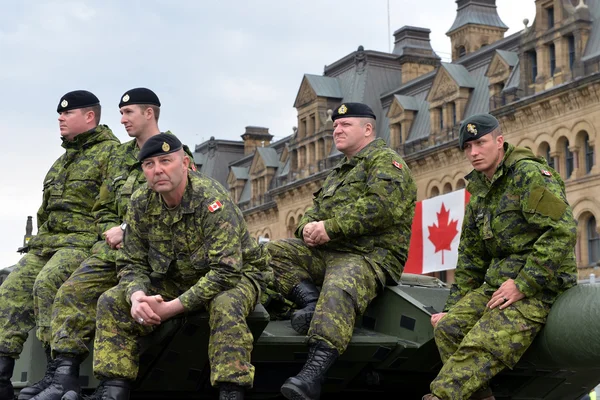 Canadá homenageia veteranos que serviram no Afeganistão — Fotografia de Stock