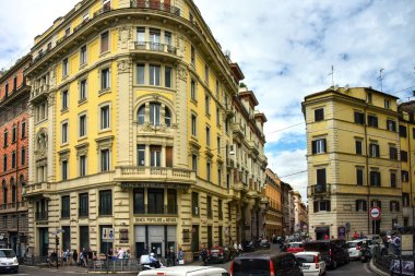 Roma, İtalya - 9 Mayıs 2018: Banca Popolare di Novara, İtalya merkezli bir kooperatif banka..