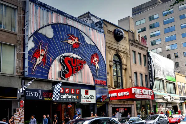 Montreal Kanada Juni 2015 Den Ikoniska Och Gång Populära Strippklubben — Stockfoto